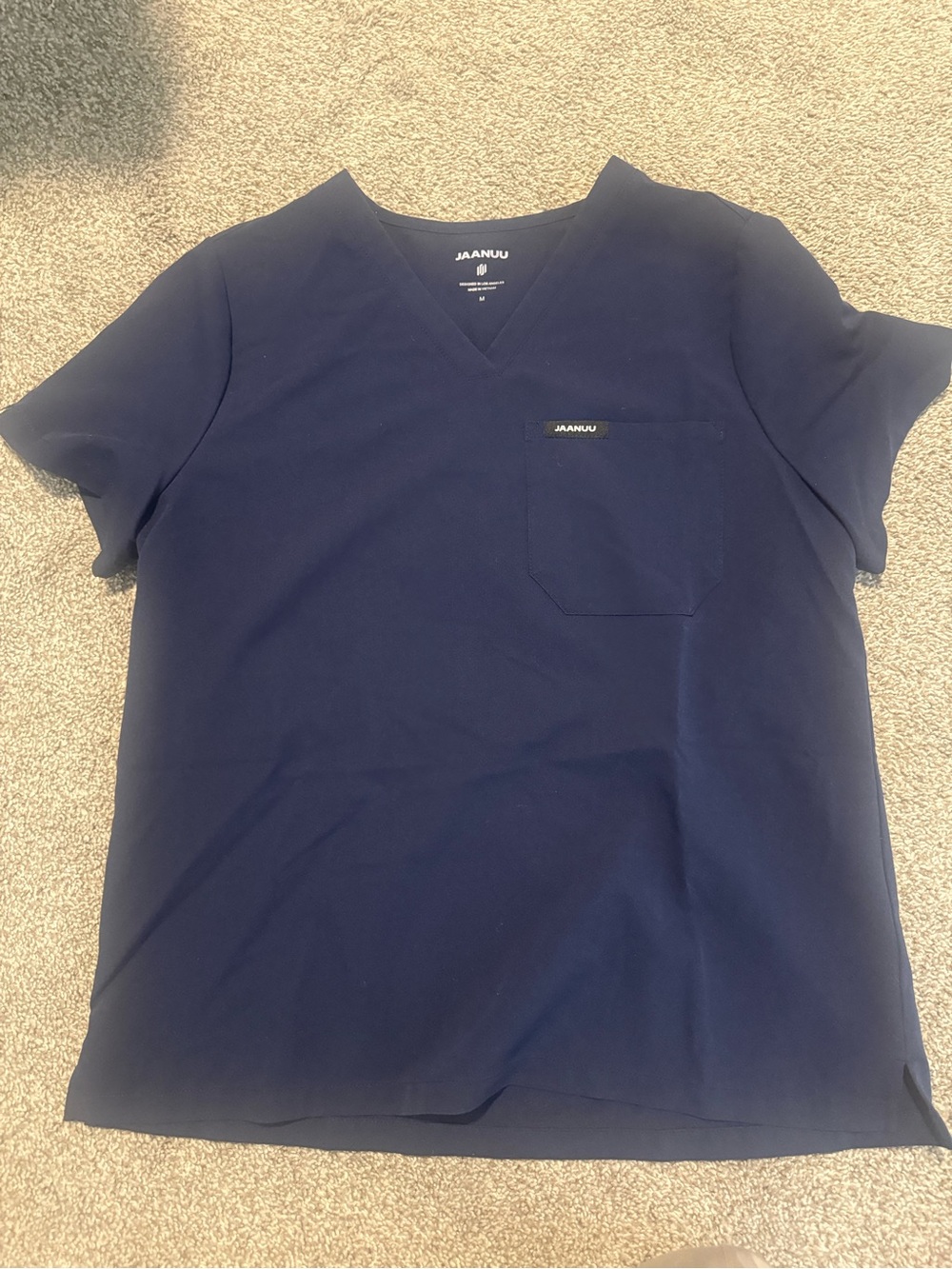 Jaanuu Navy matching Scrub set, Top and Bottom